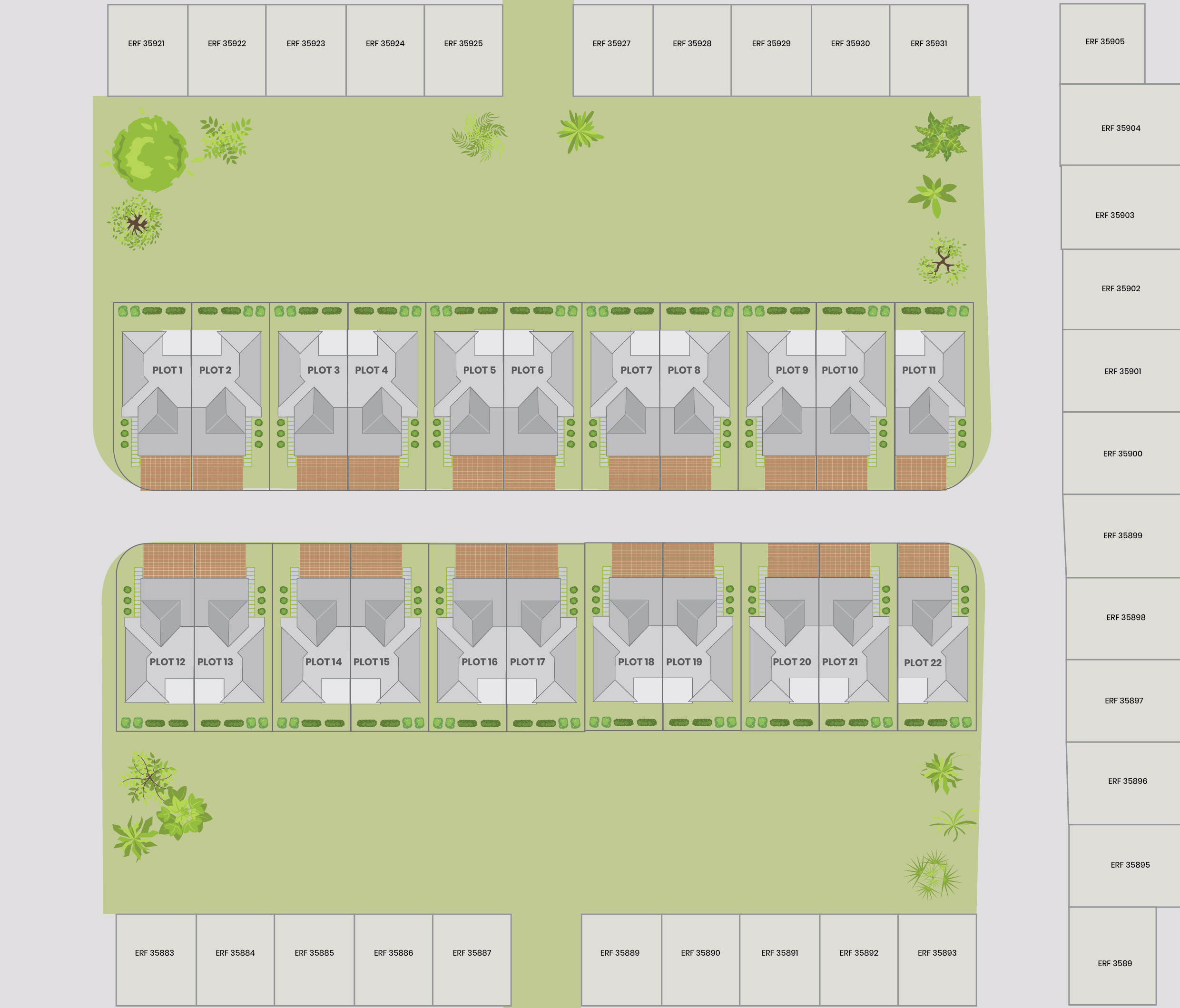 Bergvliet Manor Estate in Paarl Site Plan